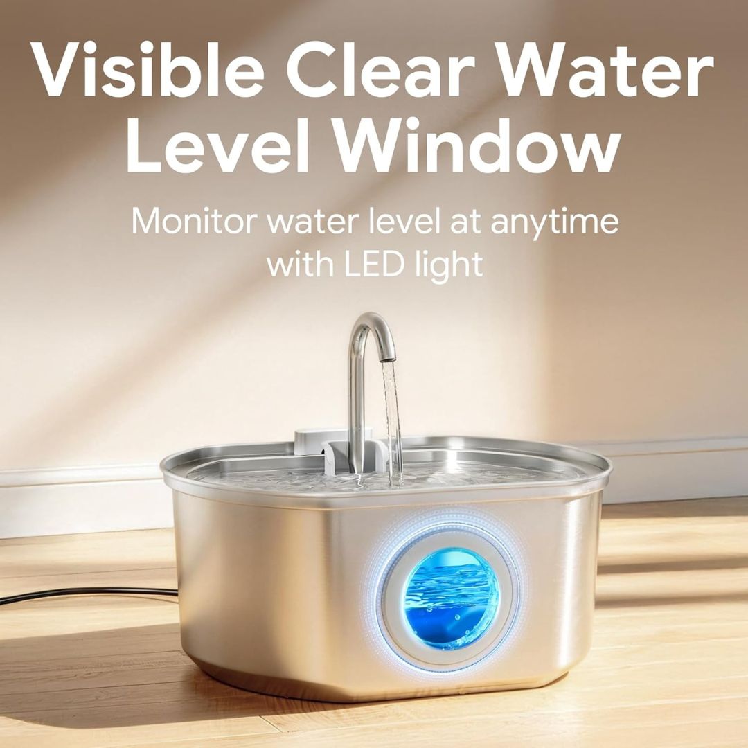 FurryFlow™ Steel Water Dispenser