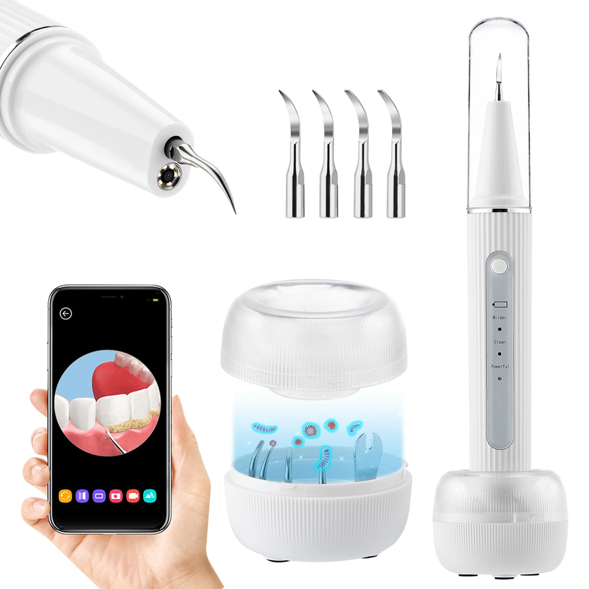 PlaqueVue™ Ultrasonic Dental Cleaning System with Live Camera