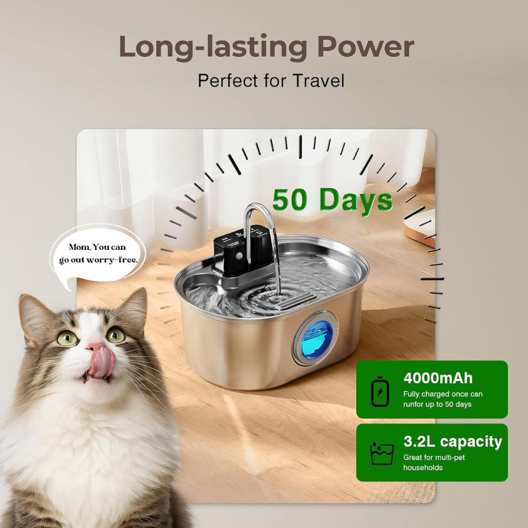 FurryFlow™ Purified Water Pet Drinking Fountain                ⭐⭐⭐⭐⭐(220)