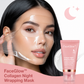 FaceGlow mask peel demonstration on face