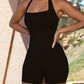 Women's Solid Color Fashion Casual Sports Yoga Shapewear Jumpsuit