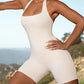 Women's Solid Color Fashion Casual Sports Yoga Shapewear Jumpsuit